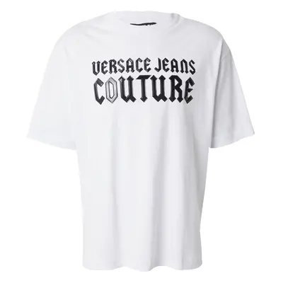 Versace Jeans Couture Póló fekete / fehér