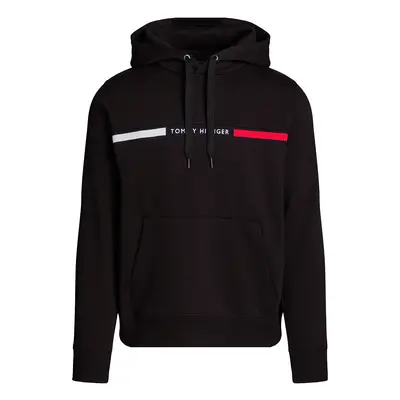 TOMMY HILFIGER Tréning póló sötétkék / piros / fekete / fehér