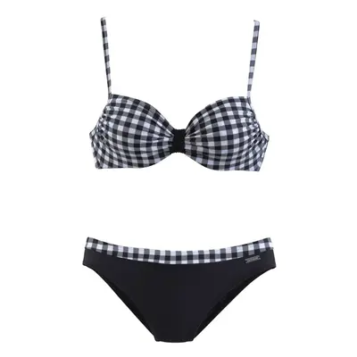 LASCANA Bikini fekete / fehér