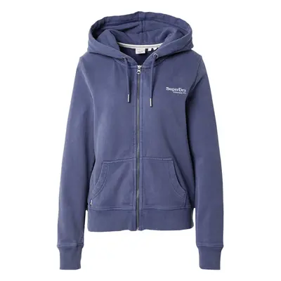 Superdry Tréning dzseki 'ESSENTIAL' zafir