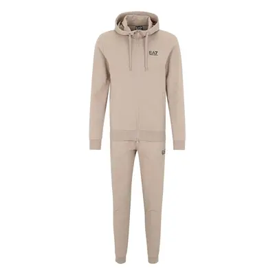 EA7 Emporio Armani Jogging ruhák bézs / fekete