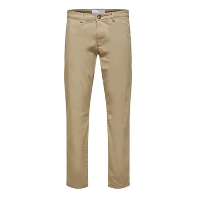 SELECTED HOMME Chino nadrág 'SLHMiles Flex' bézs