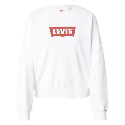 LEVI'S ® Tréning póló 'HERITAGE' kárminvörös / fehér