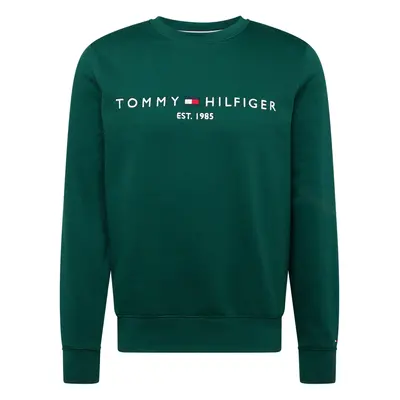 TOMMY HILFIGER Tréning póló tengerészkék / sötétzöld / piros / fehér