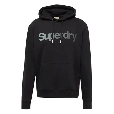 Superdry Tréning póló sötétszürke / fekete