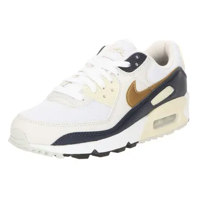 Nike Sportswear Rövid szárú sportcipők 'AIR MAX 90' bézs / krém / tengerészkék / fehér