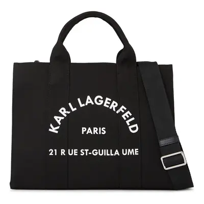 Karl Lagerfeld Shopper táska fekete / fehér