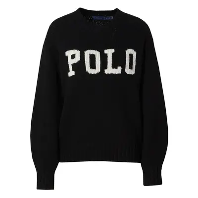 Polo Ralph Lauren Pulóver fekete / fehér