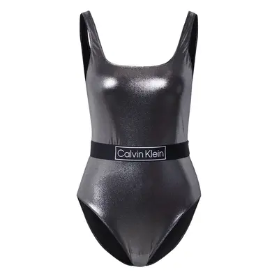 Calvin Klein Swimwear Fürdőruhák fekete / fehér