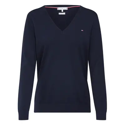 TOMMY HILFIGER Pulóver tengerészkék / piros / fehér