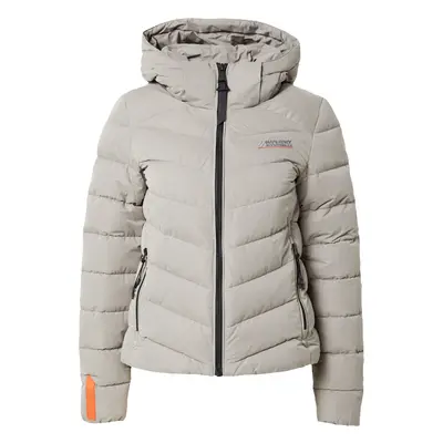 Superdry Átmeneti dzseki füstszürke / mandarin / fekete