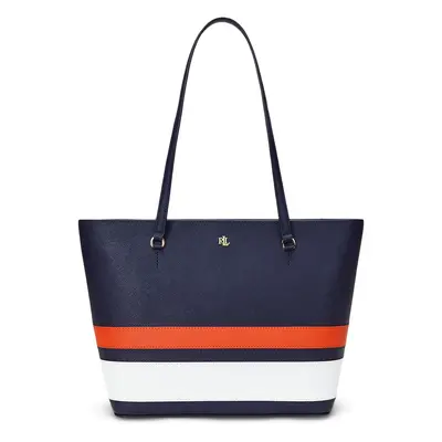 Lauren Ralph Lauren Shopper táska tengerészkék / narancs / fehér