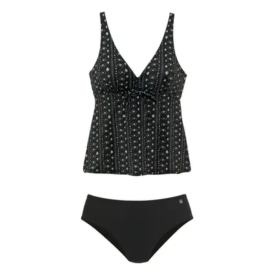 LASCANA Tankini 'Scary' fekete