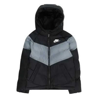 Nike Sportswear Téli dzseki szürke / fekete