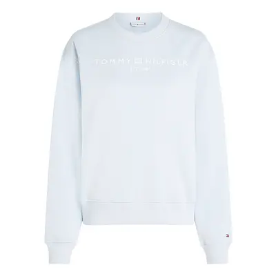 TOMMY HILFIGER Tréning póló világoskék / fehér