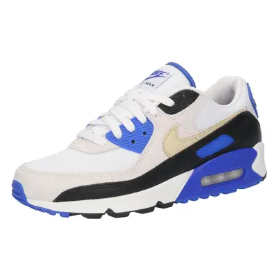 Nike Sportswear Rövid szárú sportcipők 'Air Max 90' kék / pasztellsárga / fehér