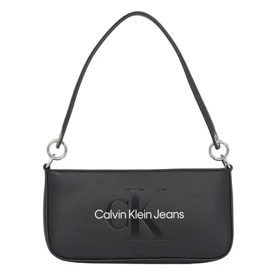 Calvin Klein Jeans Válltáskák fekete / fehér