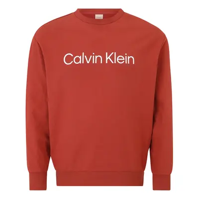 Calvin Klein Big & Tall Tréning póló 'HERO' rozsdavörös / fehér