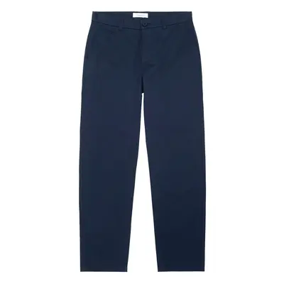 KnowledgeCotton Apparel Chino nadrág 'Chuk' sötétkék