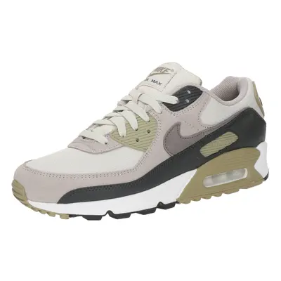 Nike Sportswear Rövid szárú sportcipők 'AIR MAX 90' greige / olíva / fekete / természetes fehér