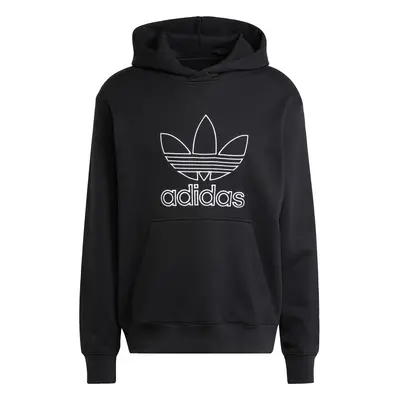 ADIDAS ORIGINALS Tréning póló 'Adicolor Outline Trefoil' fekete / fehér