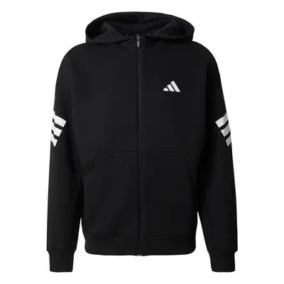 ADIDAS SPORTSWEAR Sport szabadidős dzsekik 'FI 3S' fekete / fehér