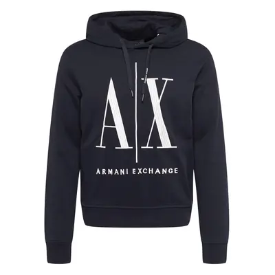 ARMANI EXCHANGE Tréning póló tengerészkék / fehér