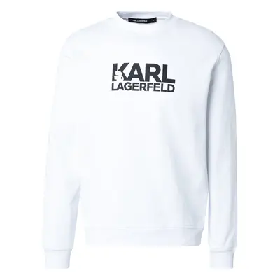 Karl Lagerfeld Tréning póló fekete / fehér