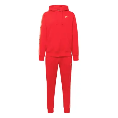 Nike Sportswear Jogging ruhák 'CLUB FLEECE' piros / fehér