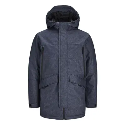 JACK & JONES Téli parka 'JCOBlack' kék farmer