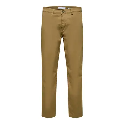 SELECTED HOMME Chino nadrág 'New Miles' karamell