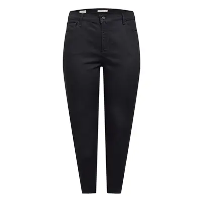 Levi's® Plus Farmer '720™ High Rise Super Skinny ' fekete farmer