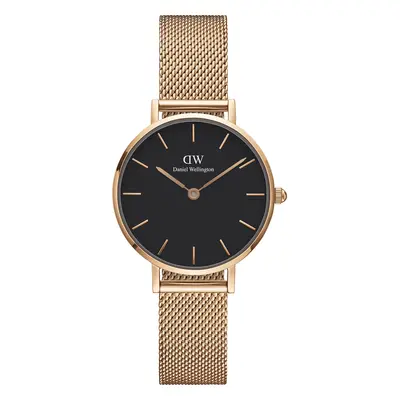 Daniel Wellington Analóg órák 'Classic Petite Melrose DW00100217' rózsaszín arany / fekete