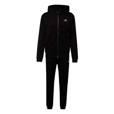 EA7 Emporio Armani Jogging ruhák fekete / fehér