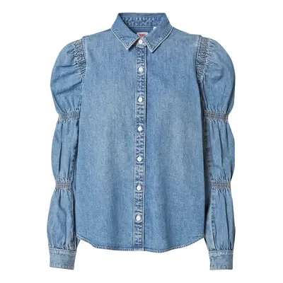 LEVI'S ® Blúz 'Zuma Cinched Slv Blouse' kék farmer