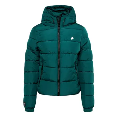 Superdry Téli dzseki sötétzöld / fehér