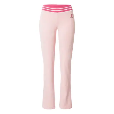 Juicy Couture Sport Sportnadrágok rózsaszín / magenta / fehér