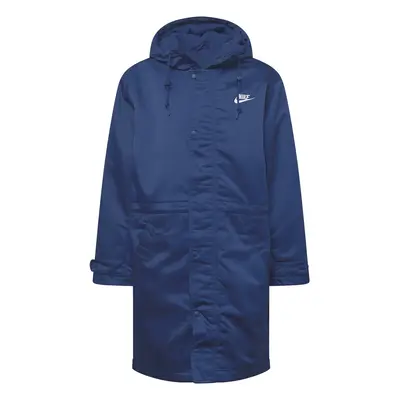 Nike Sportswear Átmeneti parka 'Club Stadium' tengerészkék / fehér