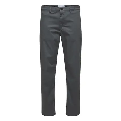 SELECTED HOMME Chino nadrág 'New Miles' bazaltszürke