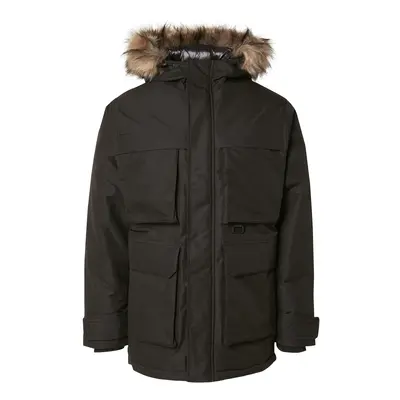 JACK & JONES Téli parka 'JJStar' fekete