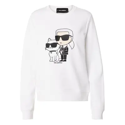 Karl Lagerfeld Tréning póló 'Ikonik 2.0' bézs / fekete / fehér