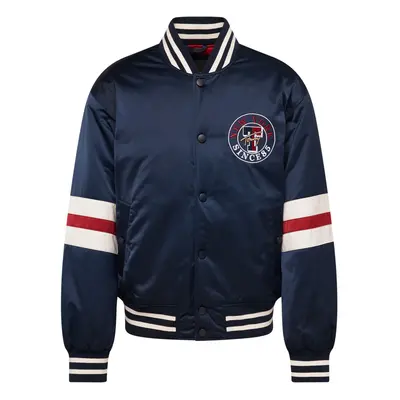 Tommy Jeans Átmeneti dzseki 'Varsity Explorer' tengerészkék / piros / fehér