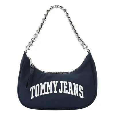 Tommy Jeans Kézitáska tengerészkék / ezüst / fehér