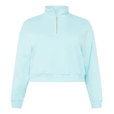 Levi's® Plus Tréning póló 'PL Cosmo 1/4 Zip' világoskék