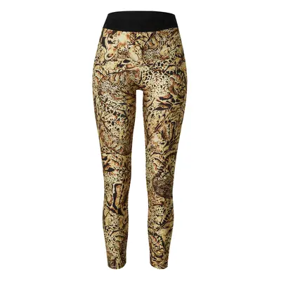 Just Cavalli Leggings konyak / világos sárga / fekete / fehér