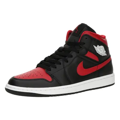 Jordan Magas szárú sportcipők 'AIR JORDAN 1' piros / fekete / fehér