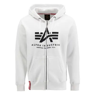 ALPHA INDUSTRIES Tréning dzseki fekete / fehér