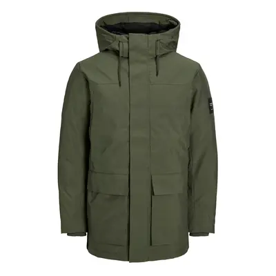 JACK & JONES Téli parka 'JJRob' sötétzöld