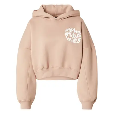 ALPHA INDUSTRIES Tréning póló korál / fehér