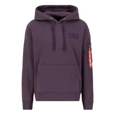 ALPHA INDUSTRIES Tréning póló lila / fekete